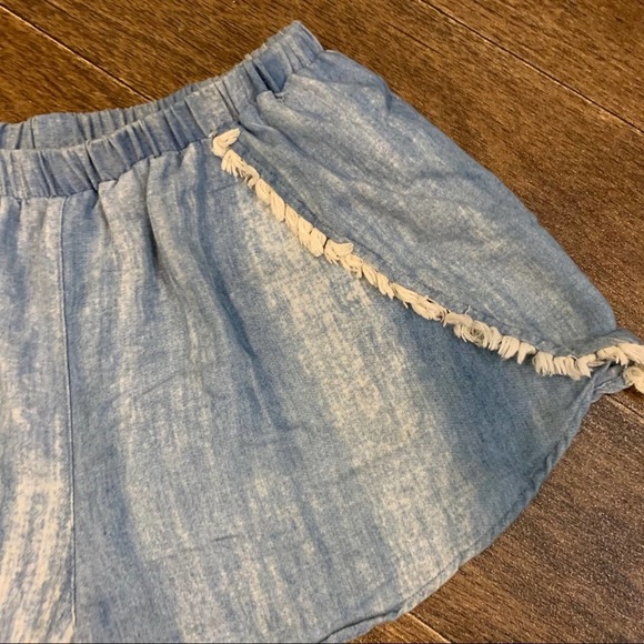 Flying Tomato Blue Washed Casual Short SMALL 1576 - Picture 2 of 5